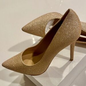 LK Bennett Fern Champagne Pointed Toe Pumps Heels NEW IN BOX EU 41